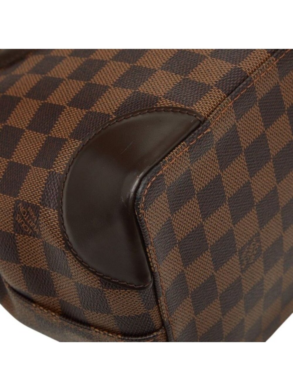 Louis Vuitton Damier Hampstead PM Tote Brown Leather - Picture 6 of 10